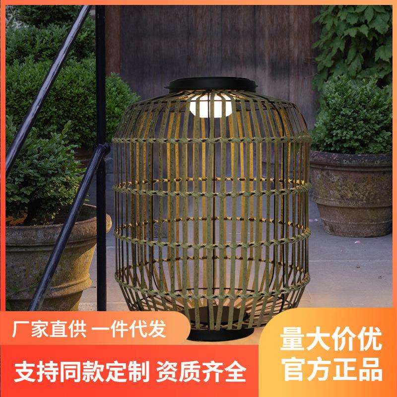 太阳能庭院灯户外防水景观灯院子装饰灯日式落地灯阳台氛围花园灯