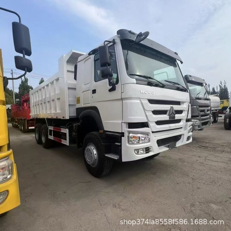 重汽豪沃6×4自卸卡车HAOWO后八轮翻斗卡车12轮400马力重汽发动机