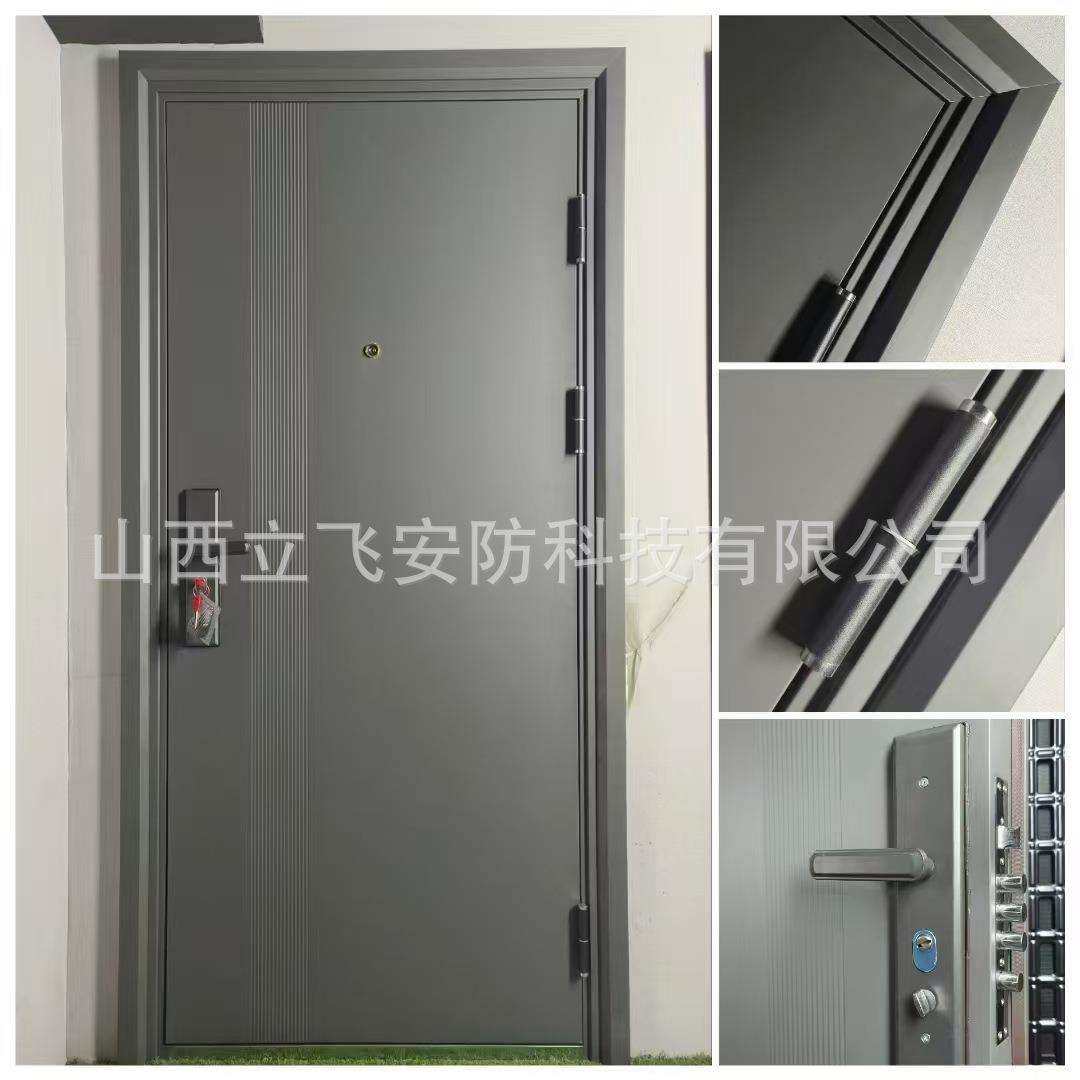 甲级防盗门进户门家用入户门室内出租房间子母外钢质工程单开门