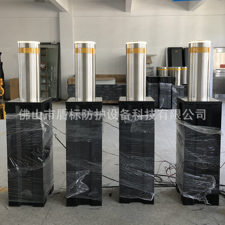 禁止防冲撞防恐伸缩停车桩全自动一体式不锈钢液压拦截车阻器