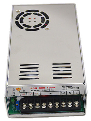 SCT-300-10000-5V控制0-1000V可调0.3A300W直流开关稳压电源