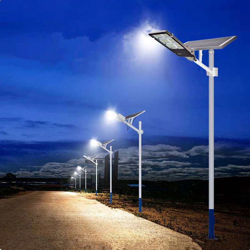太阳能灯3米-6米LED路灯灯头新农村高杆道路家用庭院灯工程亮化