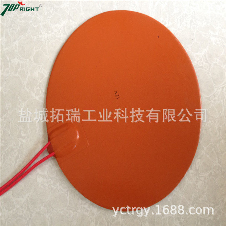 圆形硅橡胶加热板硅橡胶电热板硅橡胶发热垫质保八千