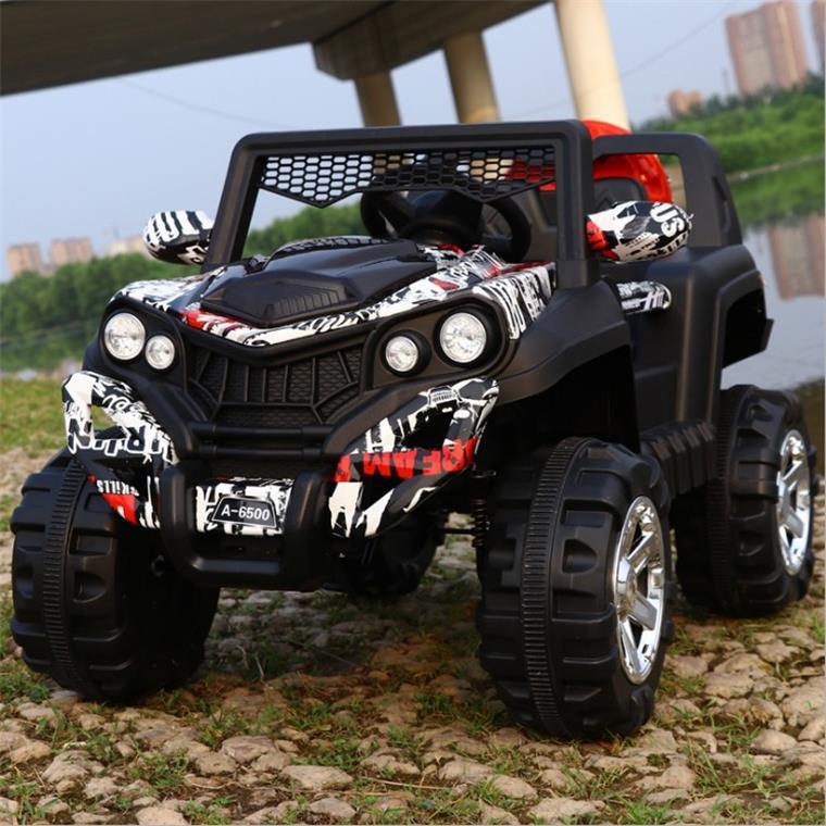 儿童电动越野车可坐人1-6岁四轮遥控汽车四驱可充电儿童童车
