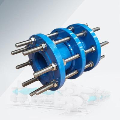 GB/T12465-2017双法兰传力接头全穿丝可拆卸伸缩器C2F不锈钢DN80