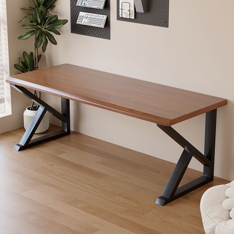 实木桌子家用电竞桌双人电脑桌台式卧室实木书桌办公桌大长工作台