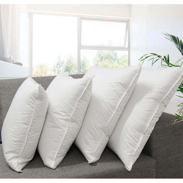 鹅毛羽绒抱枕芯内胆45x45 50方形羽毛靠枕芯酒店沙发腰靠背靠垫芯