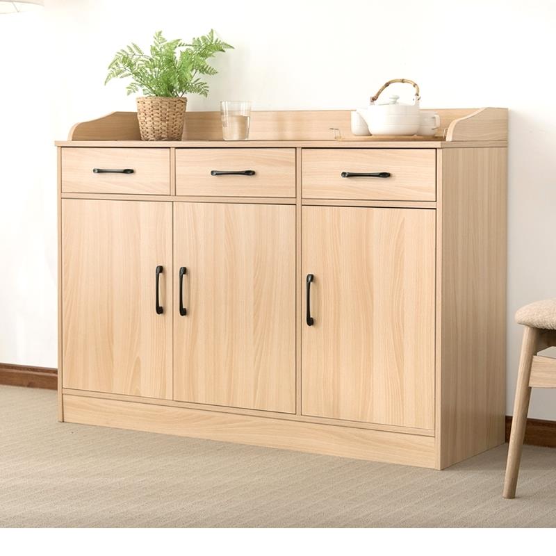 餐柜茶水柜现代简约碗盘柜家用厨房整体橱柜多功能客厅置物柜子收