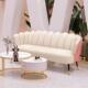 欧式 沙发网红理髲店店沙发卧室ins风美容院沙发休息区接待轻奢小