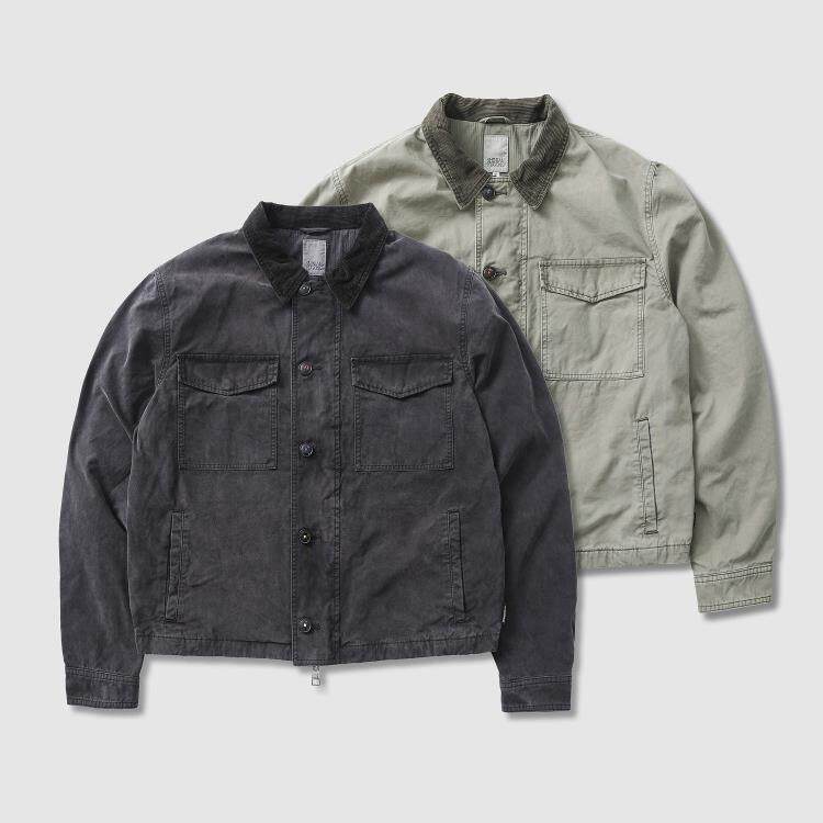 实年服工126覆古水洗纯棉质感工装夹克外套短款春秋休闲上衣潮男