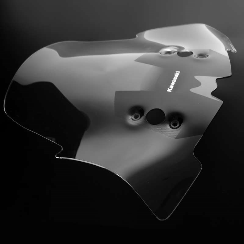 川崎Versys650/1000异兽改装加高加厚挡风玻璃U 护胸前风挡风镜