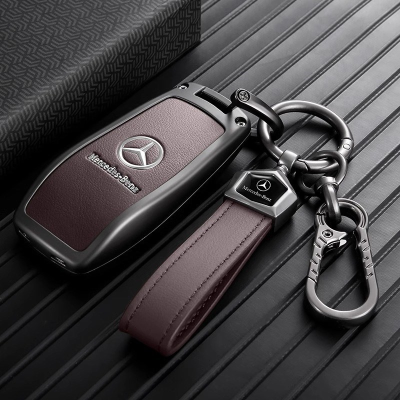 2025款e300l钥匙套c260l车gle3B50扣glb220壳a200l男glc高级感