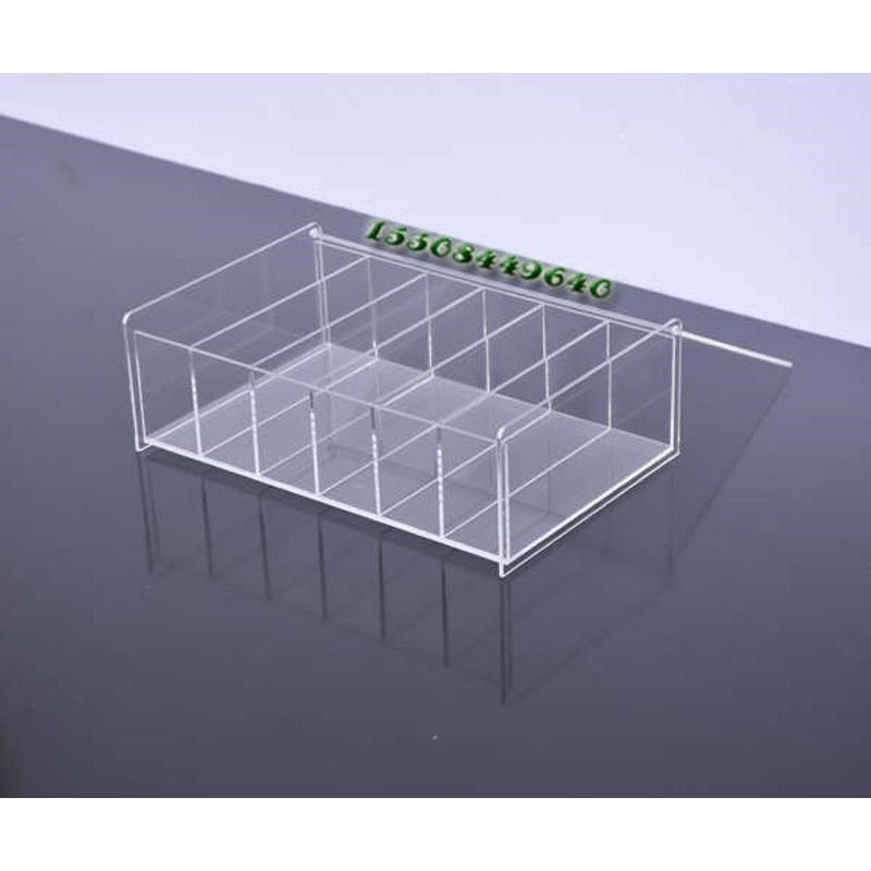 透明有机玻璃化妆l用品口红唇膏杂物小件收多格药品纳存放工具盒
