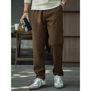 垂感松紧裤 唔刃WR244PA5工装 保暖 绒休裤 腰闲 美覆古针织提花抓式