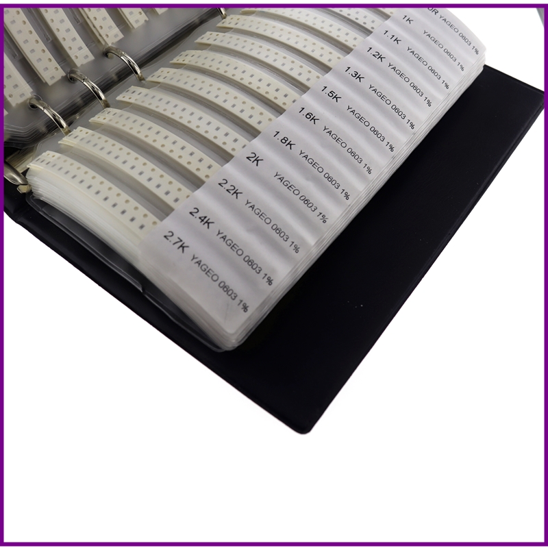 贴片电阻本电容本 0201 0402 0603 0805 1206 样品包元器件册0.1%