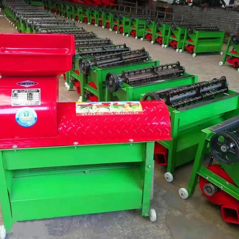 玉米脱粒机新款220v电动家用小型加厚板材打苞谷棒刨粒打籽脱粒机