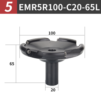 普通炮塔铣床EMR5R铣刀杆面铣刀盘刀把数控圆鼻刀盘50/63/80/100