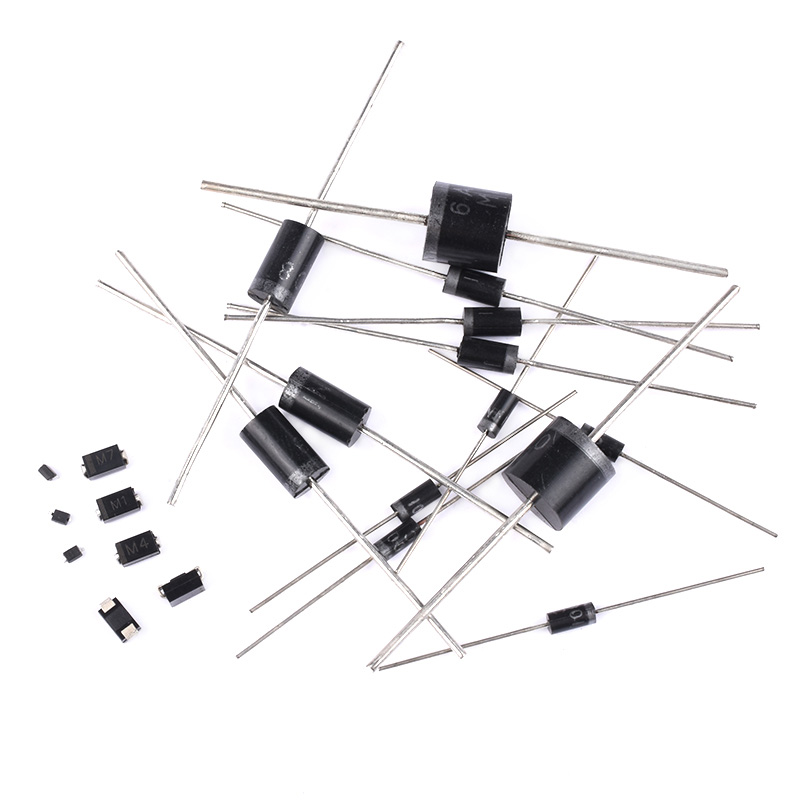 1N4007 5408 5399 5401 5404 6A10A10 4004 IN4001整流二极管直插