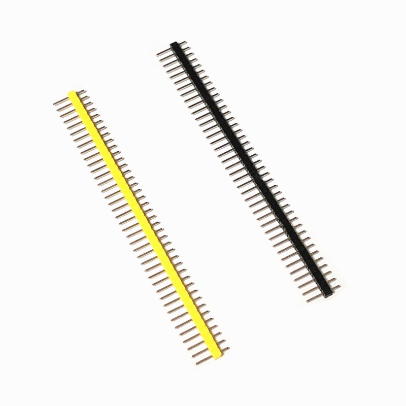 彩色单排针 单排排针 双排针 间距2.54MM 插针1/2*40PIN