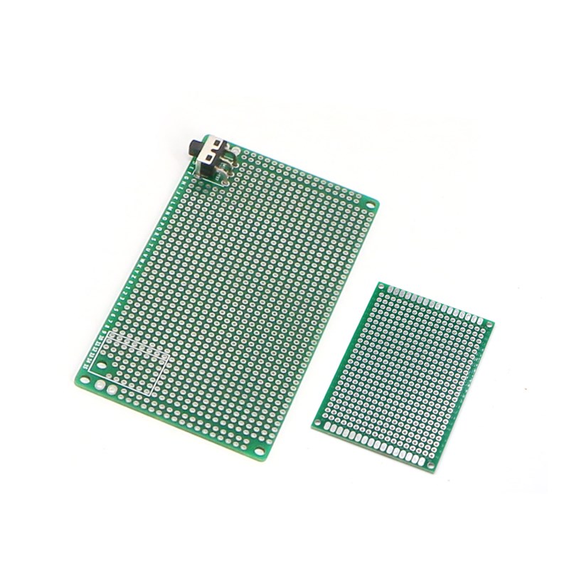 5*7cm双面喷锡1.6T2.54实验板PCB板间距板玻纤板6.4*11.9cm洞洞板