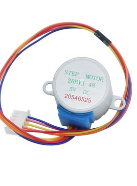 DC 5V 4相5线步进电机 28YBJ-48 28BYJ48 减速步进电机 引线25CM