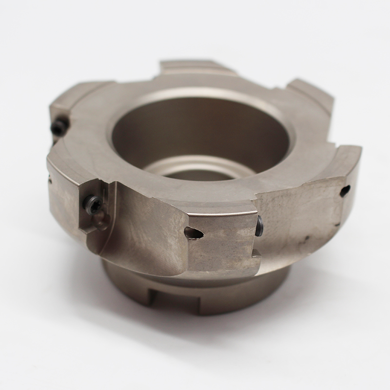 R8铣刀盘铣床吊杆炮塔开粗铣刀盘铣刀杆90度直角平面铣刀盘可转位