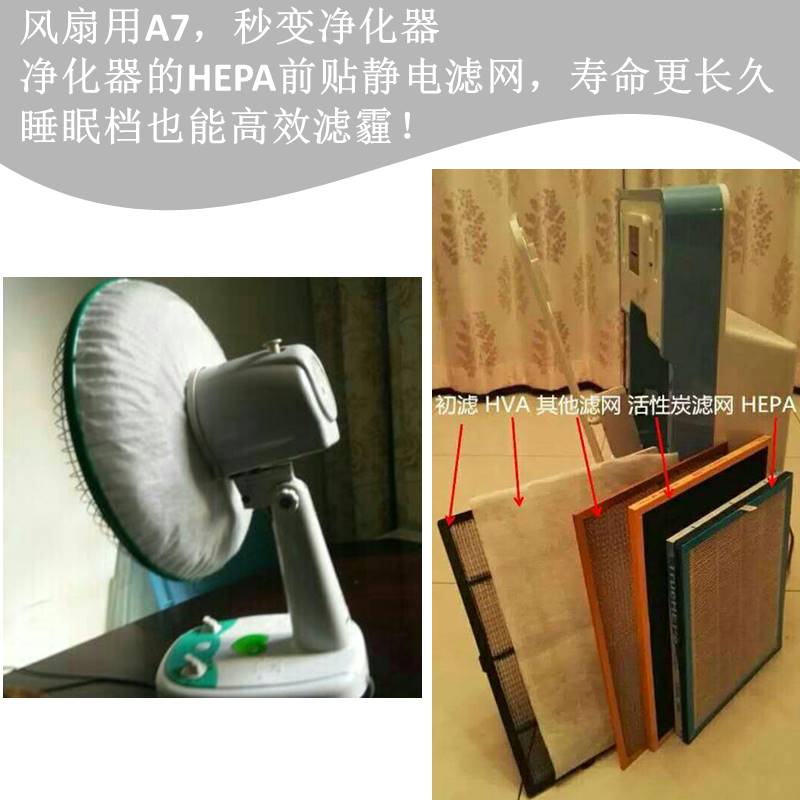极速pm2.5净化器雾霾防尘过滤网 新风口滤M棉 空气滤芯 滤芯除尘