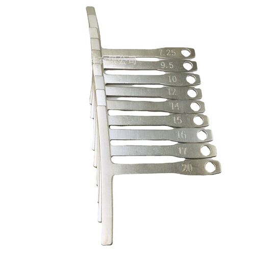 新品工厂直销 电木吉他指板卡量尺 品F丝弧度T型测量工具 品丝弧