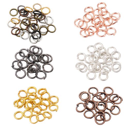 新品50-2c00pcs/lot 4 5 6 8 10 mm Jump Rings  Split Rings Con