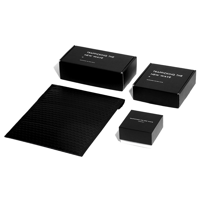 极速野原葵e 首饰盒订做饰品盒礼品盒气泡袋极简收纳盒项链耳针手