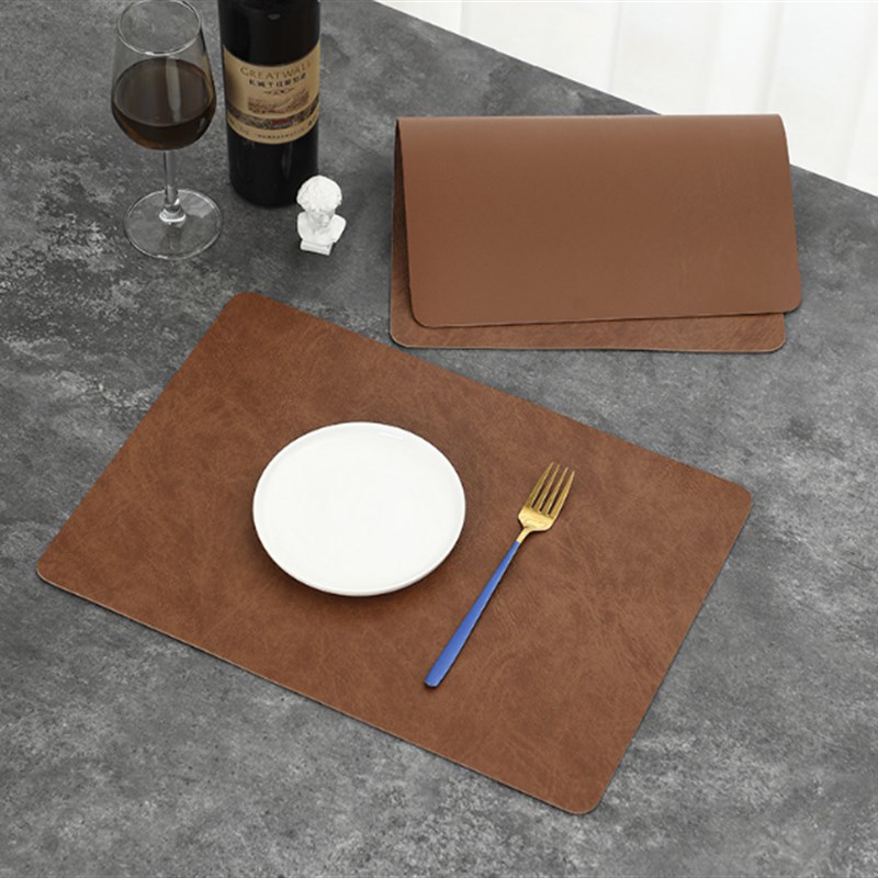 极速2X PU Lehar Dining Table Placemat Reversible Mats