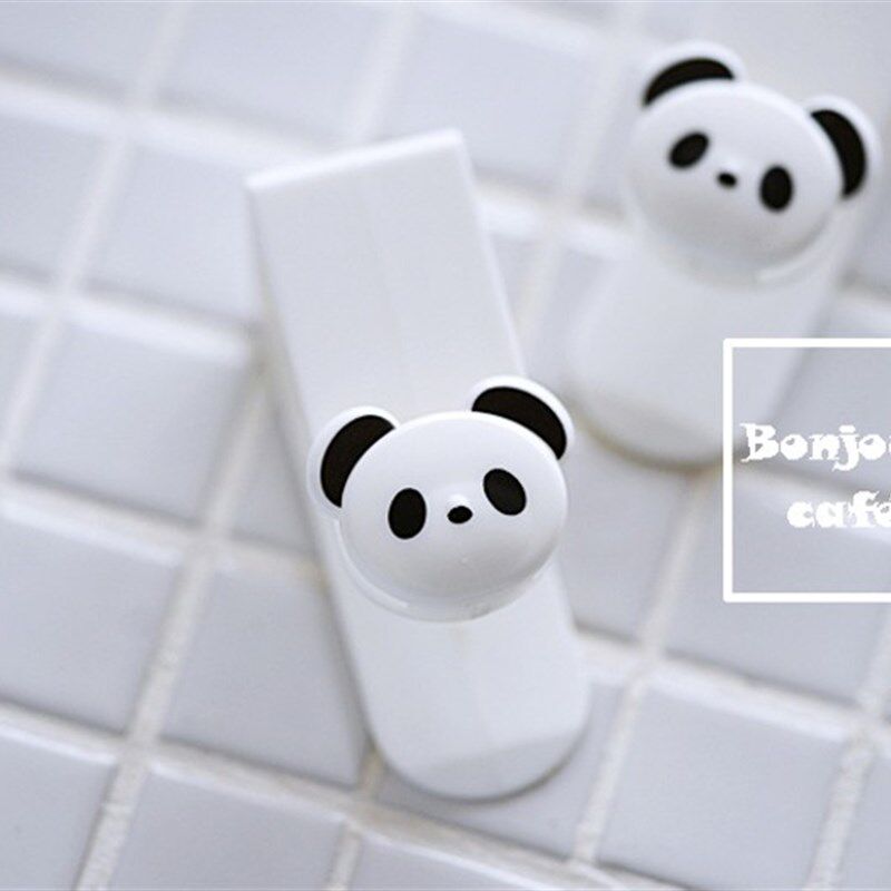 新品进口垃圾袋h挂钩厨房塑料袋吊钩橱柜门熊猫挂钩免钉挂架2个装