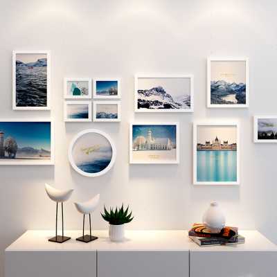 极速冲洗打印照片相片墙客厅一面墙创意照片墙Q相框挂墙组合连身