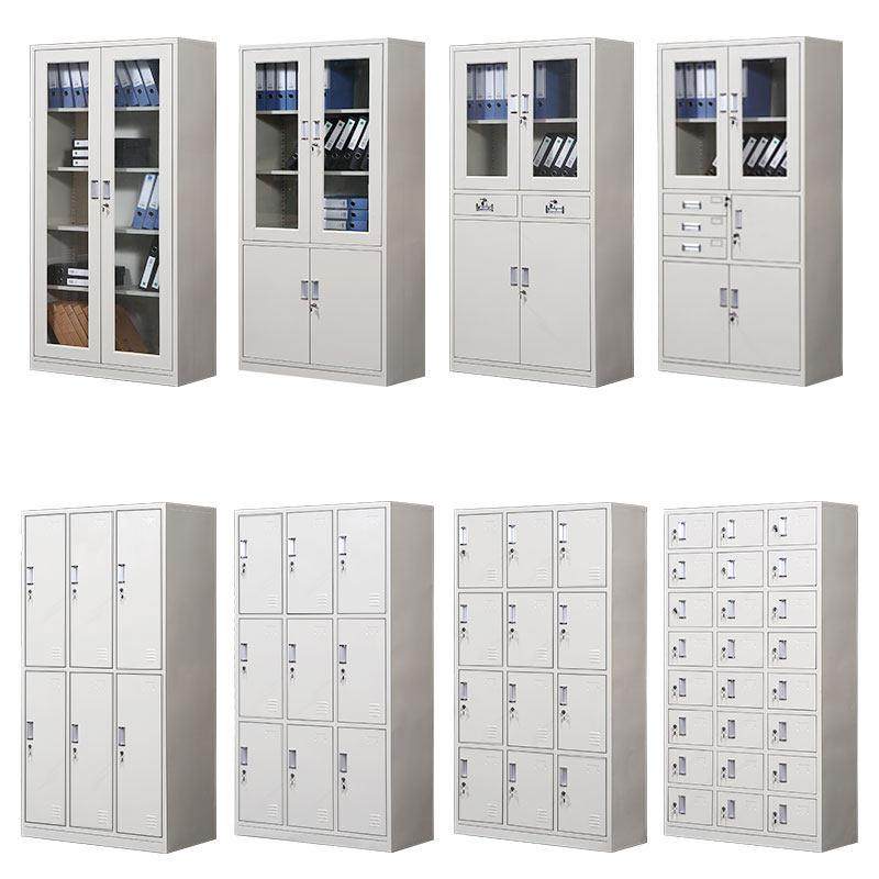 极速钢制员工更衣柜铁皮收纳柜车间工厂收纳鞋柜2/4/6/T8/15/24门