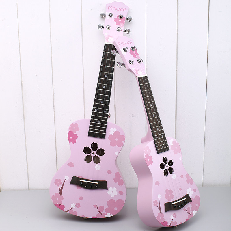 新品尤克里里女h初学者专业级高颜值女生款23寸21入门儿童小吉他