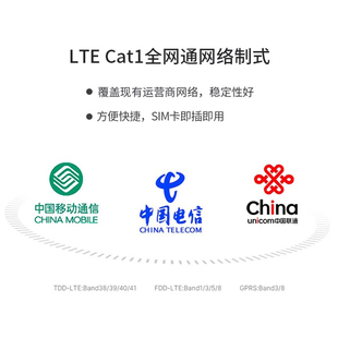 U低速率低延迟4 全网通 极速亿佰特LTE CAT1模块无线通信兼容GPRS