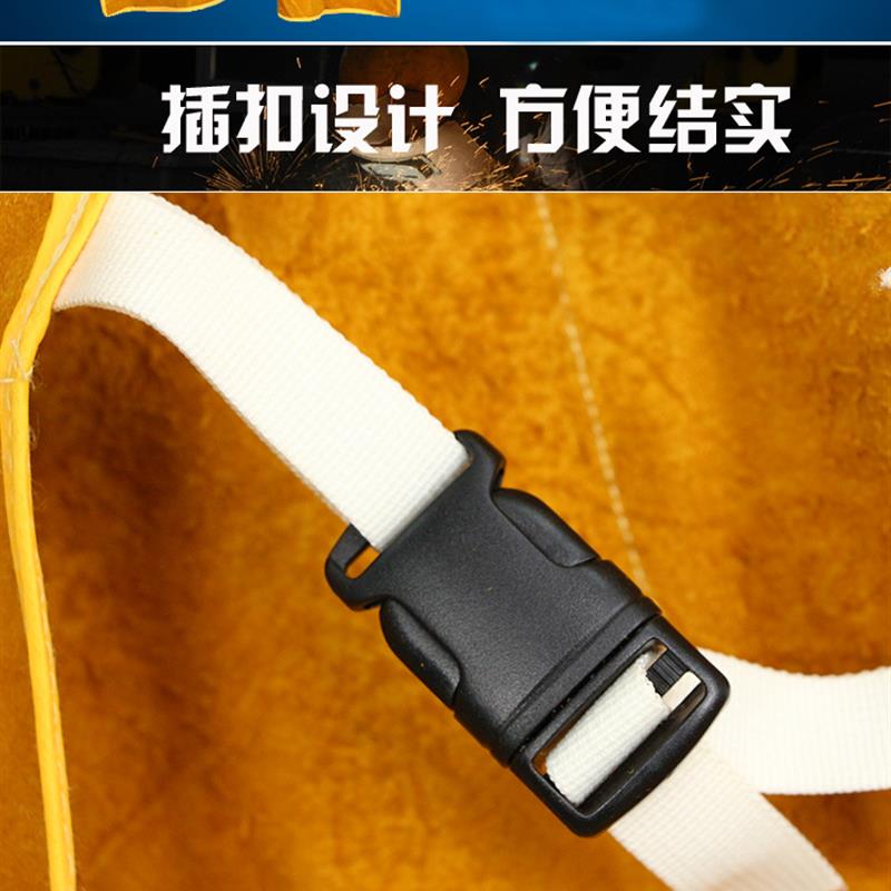 极速柏娅缇牛皮电焊防护衣焊接氩弧新款焊工作服R反穿衣围裙工作