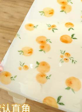极速免洗防烫防水防油桌布pvxc软玻璃桌垫长方形餐桌垫书桌茶几垫