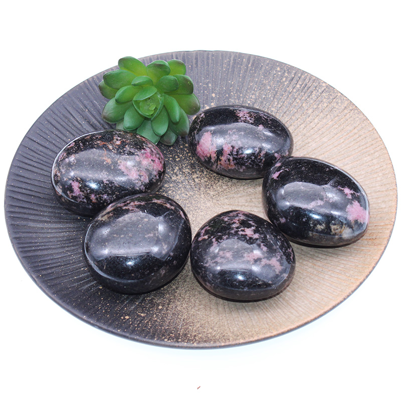 极速易晶缘c水晶天然梅花碧玺原石摆件手把玩能件量矿石头镇纸加