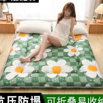 极速新款日式加厚榻榻米床垫地z垫软垫子家用可折叠懒人睡垫卧室