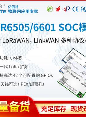 极速LoRaWAN无线射频透传模块ASR650A5/6601 TXCO温补晶振433/915