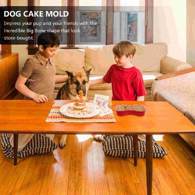 极速Nonstick iSilicone Dog Bone Shape Cake Pan for Puppy Dog