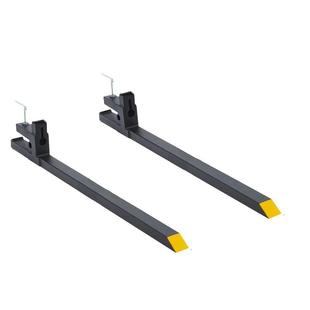 重型铲斗叉高承重托盘货叉43 4000磅拖拉机带连接杆 60英寸2000