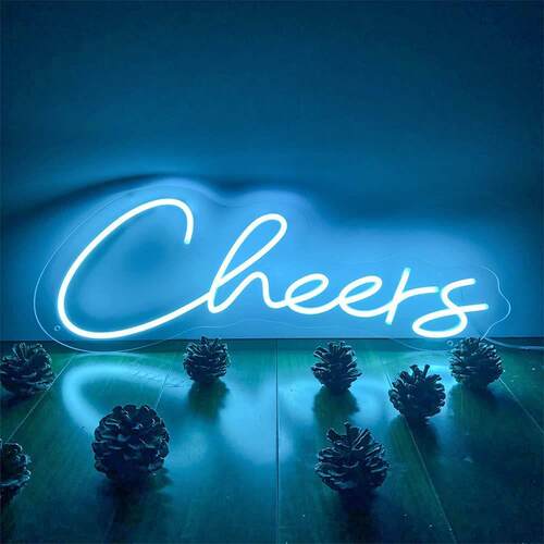 亚力克霓虹灯Cheer酒吧招牌英语字母发光字造型装饰灯外贸亚马逊