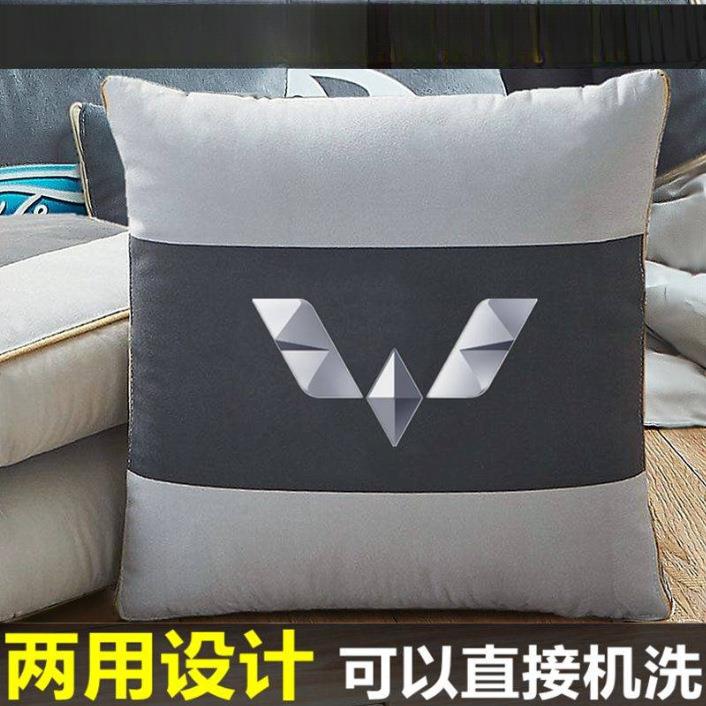 抱枕被子两用二合一五菱凯捷星辰宏光侠银标汽车载内靠枕汽车枕头