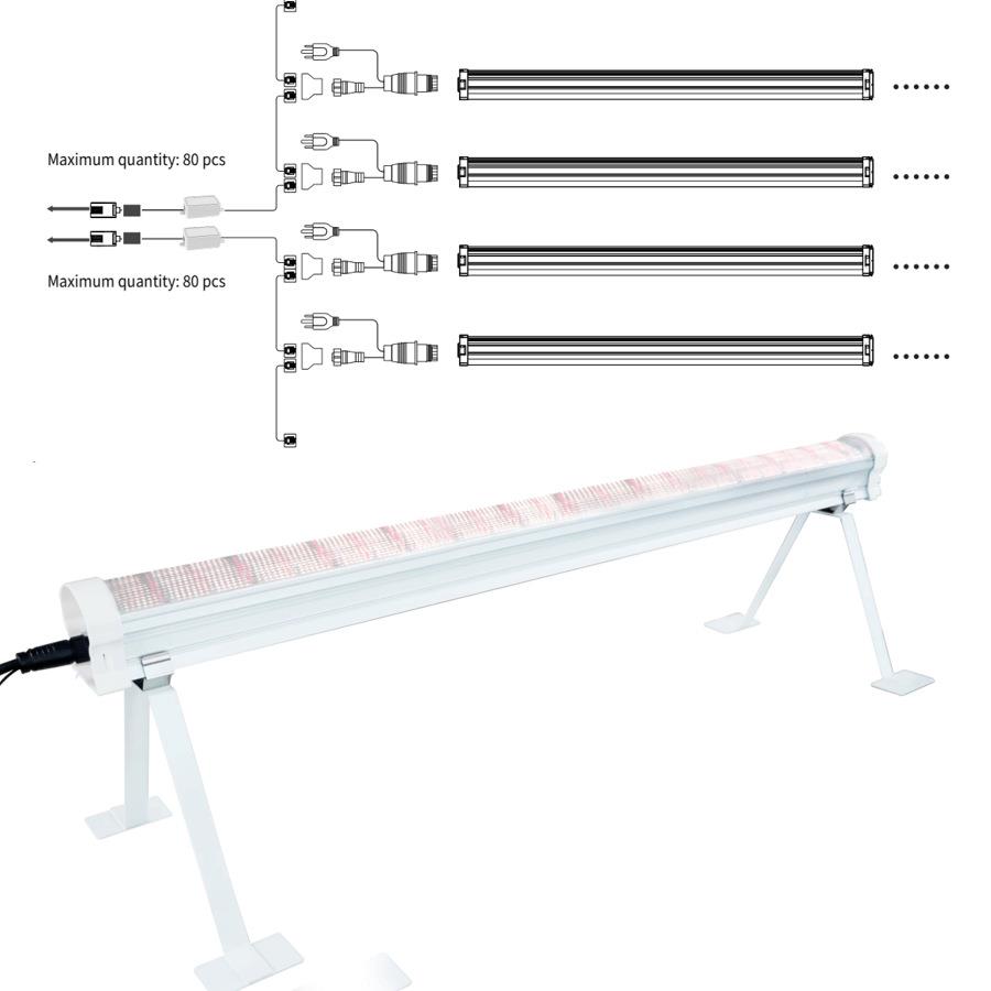 LED GROW LIGHT 全光谱高红植物生长灯树下可调植株补光灯120W