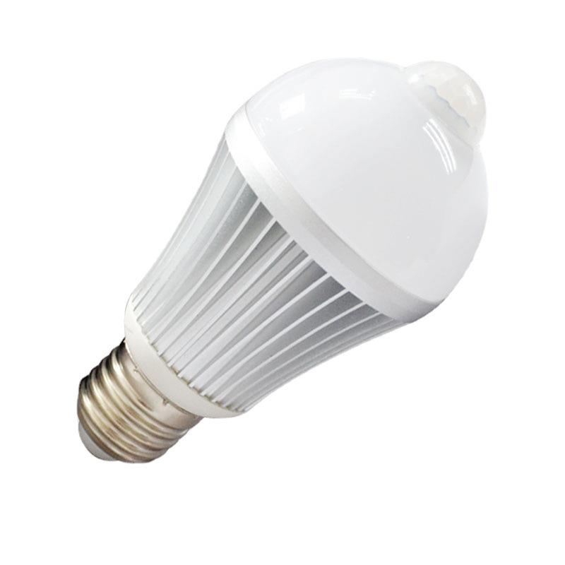 6W高亮LED人体感应灯泡声光控球泡 小夜灯楼道发光灯家具照明灯具