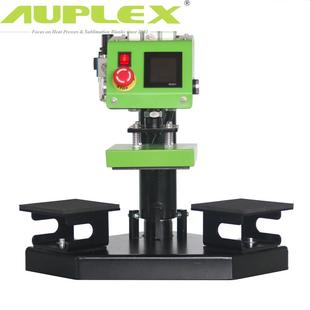 热转印双工位汽动烫画机发热板旋转式 tx烫钻15cmx15cm 烫印机服装