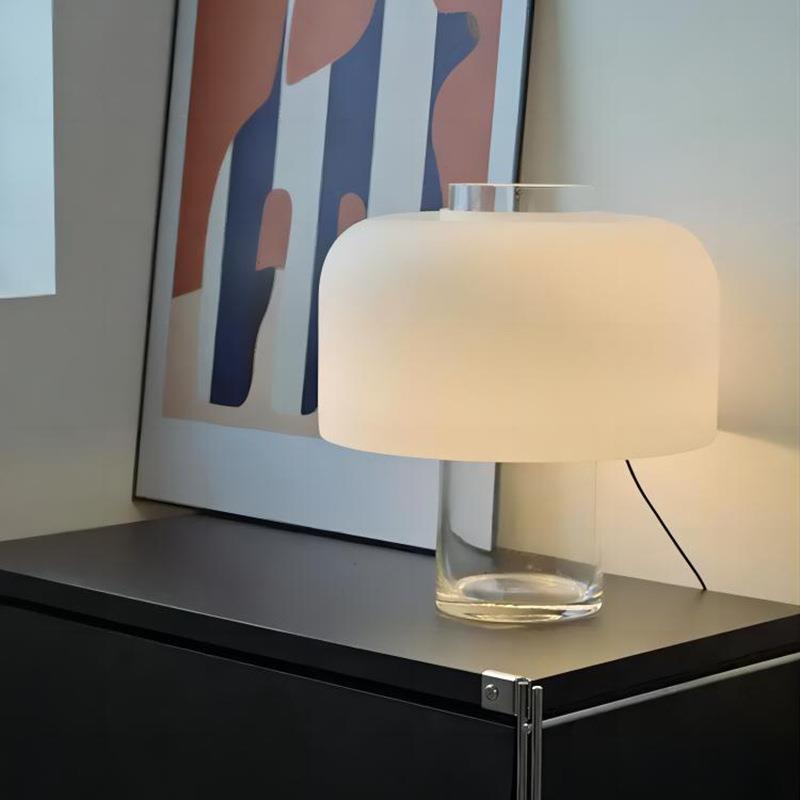 设计师现代极简多功能趣味花瓶玻璃样板间展示客厅边柜装饰台灯