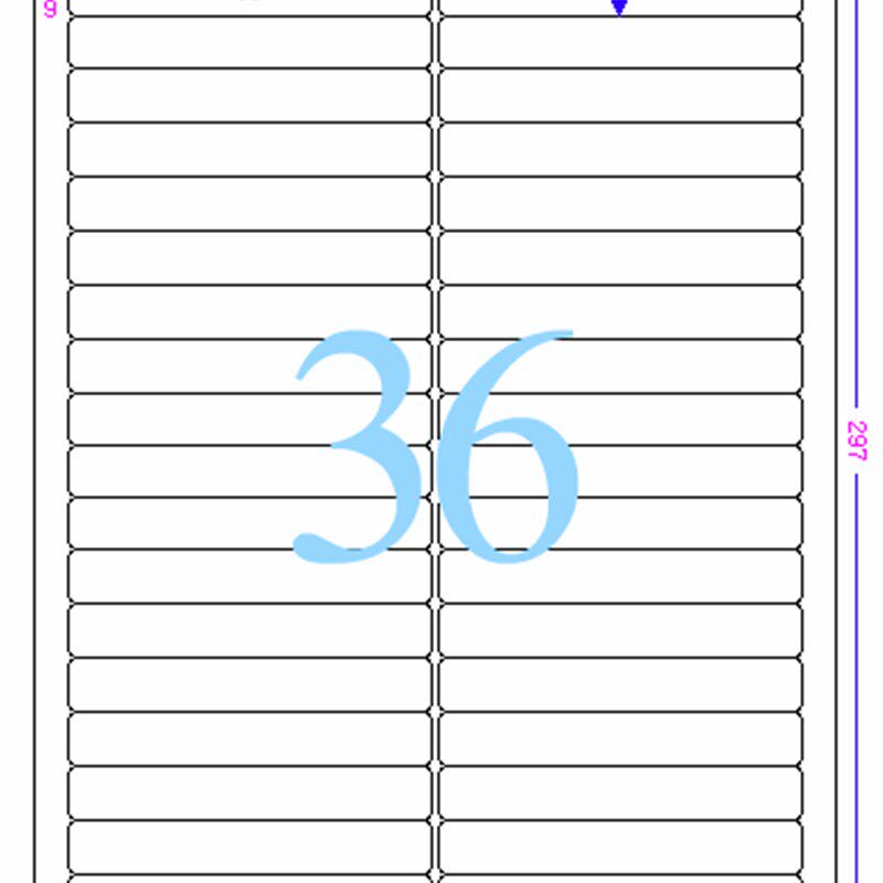 A4标签纸/不干胶标签纸/爱x雷博浅绿色标签CL636G-100张